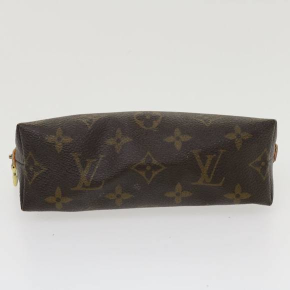 LOUIS VUITTON Monogram Pochette Cosmetic PM Cosmetic Pouch M47515 LV Auth ti858 - Picture 6 of 16